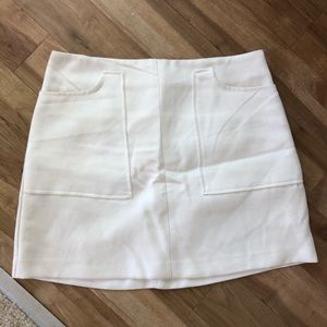 White cute skirt